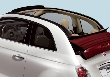 Fiat has released the official photographs of the 500C a cabriolet model of